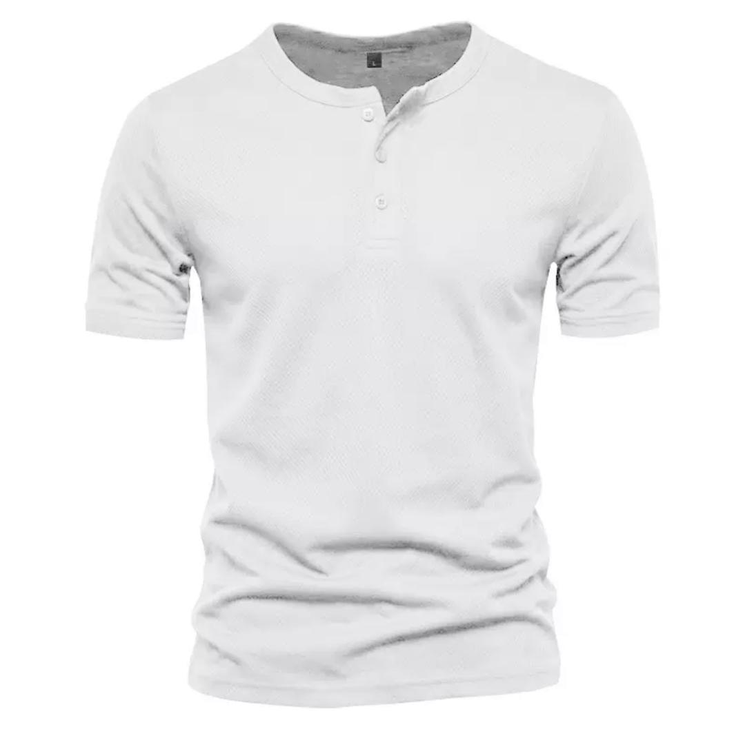Men's Stylish Muscle Henley Shirt