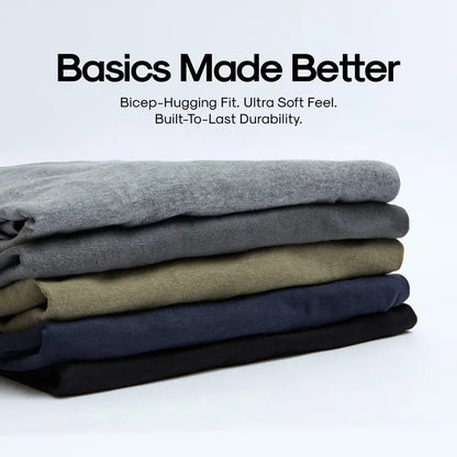 Men’s 4-Pack Short Sleeve Crew Neck T-Shirts