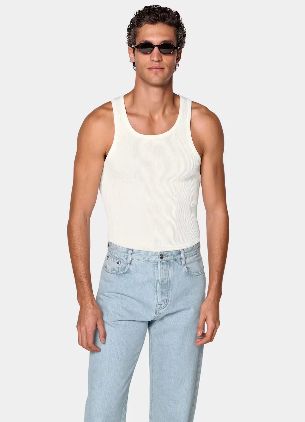 Cotton Ribbed Tank Top