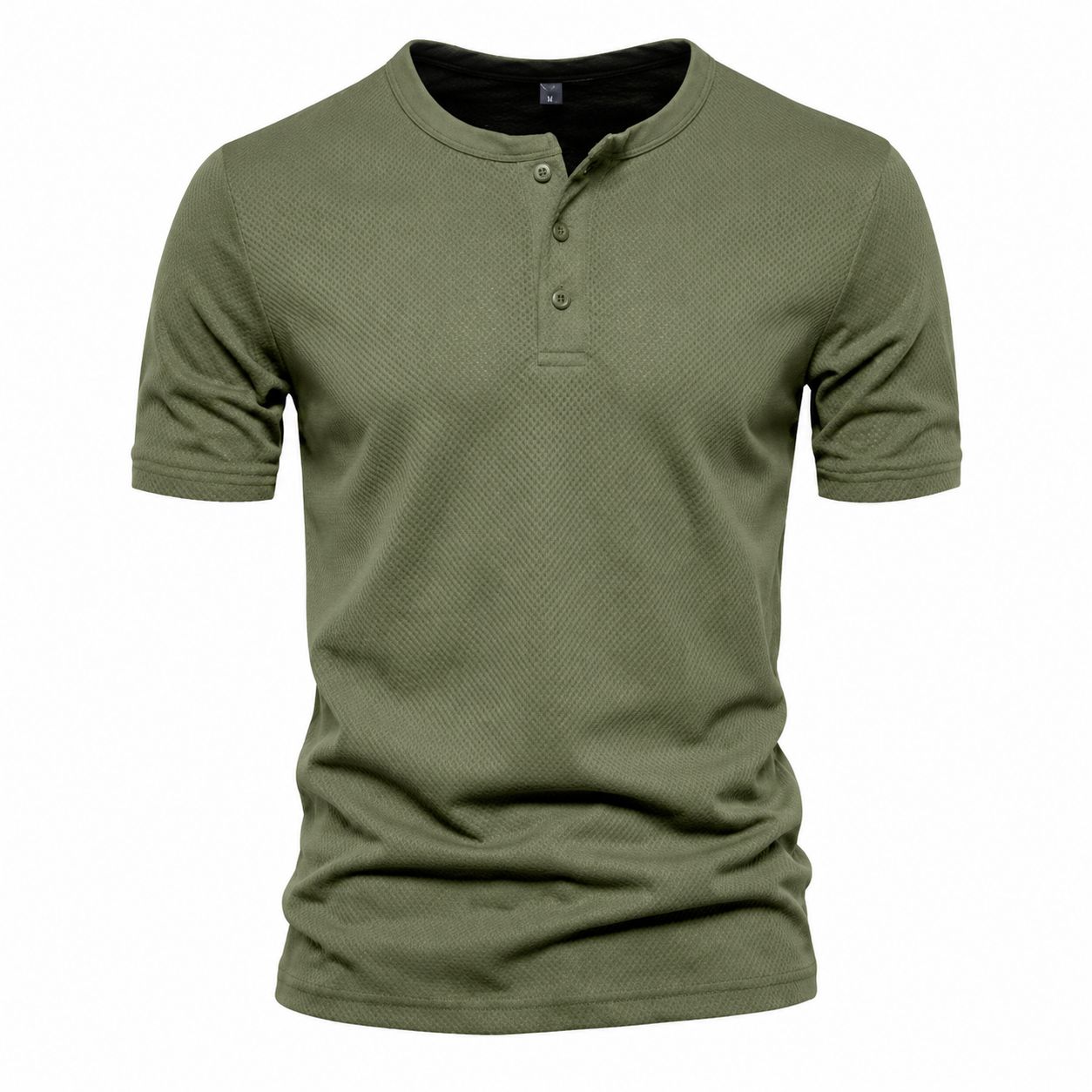 Men's Stylish Muscle Henley Shirt