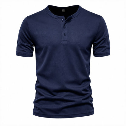 Men's Stylish Muscle Henley Shirt