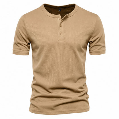 Men's Stylish Muscle Henley Shirt