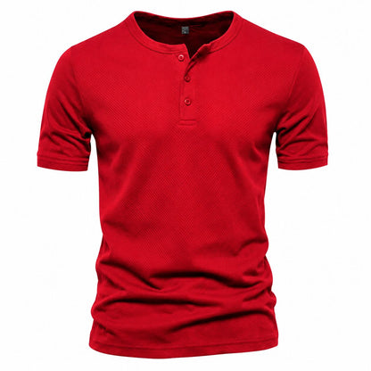 Men's Stylish Muscle Henley Shirt