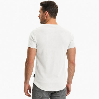 Men's Stylish Muscle Henley Shirt