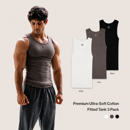 Ultra-Soft Cotton Men's Tanks