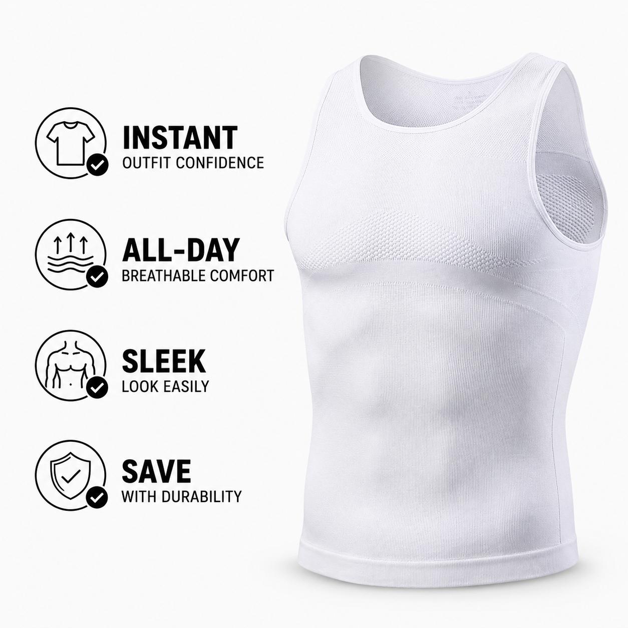 Compression Shirt Tank Top | Tall Length